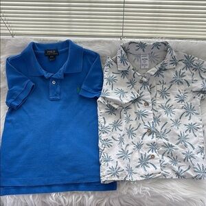 Polo by Ralph Lauren Blue and White Polos